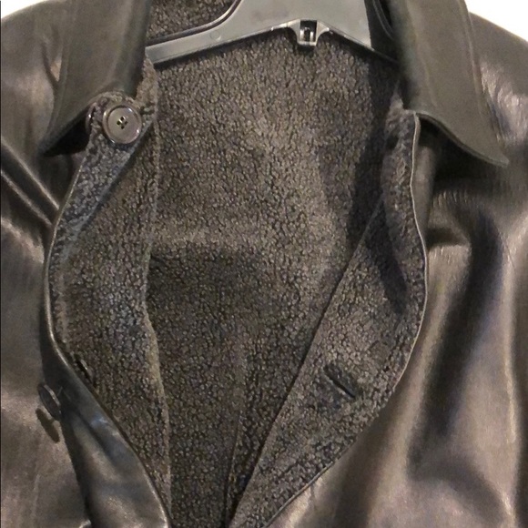 Leather jacket /coat reversible - Picture 10 of 15